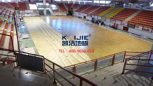 NBA專業(yè)籃球館木地板的標準 體育木地板廠家——凱潔地板
