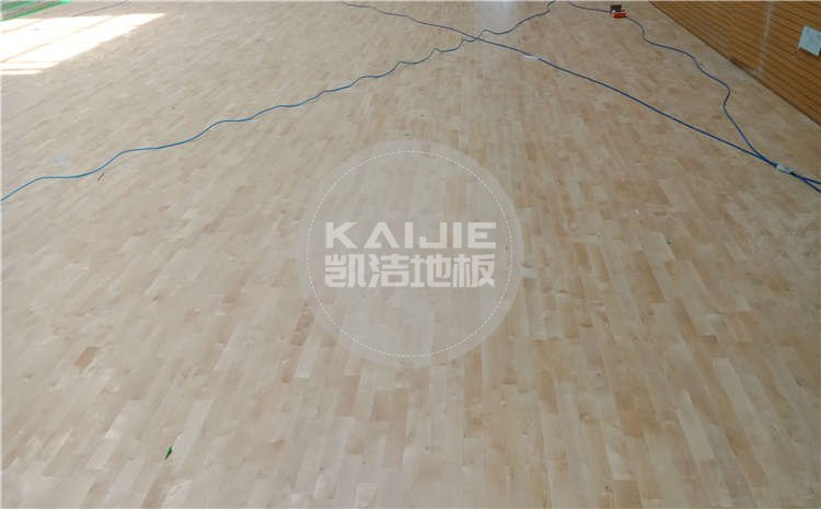山東濱州中學(xué)體育館運動木地板圖片