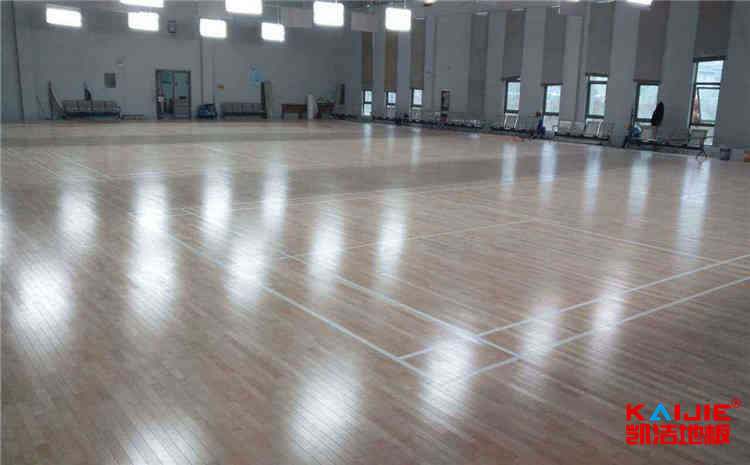 拼接板NBA籃球場木地板安裝工藝